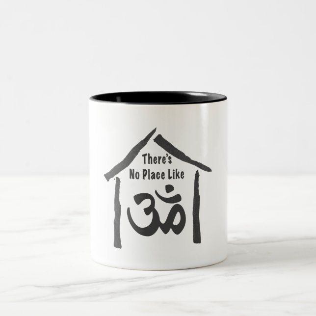 Tasse 2 Couleurs Pas D'Endroit Comme Om Calligraphie (Centre)