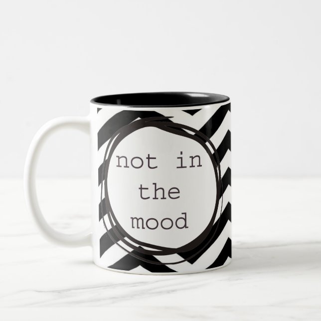 Tasse 2 Couleurs Pas d'humeur (Gauche)