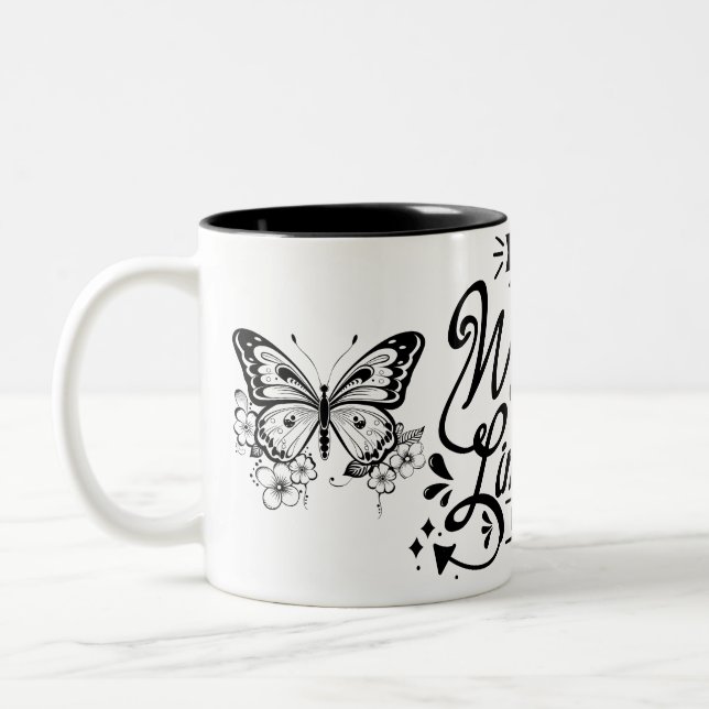 Tasse 2 Couleurs "Pas Étrange, Juste Édition Limitée : Célébrez Vot (Gauche)
