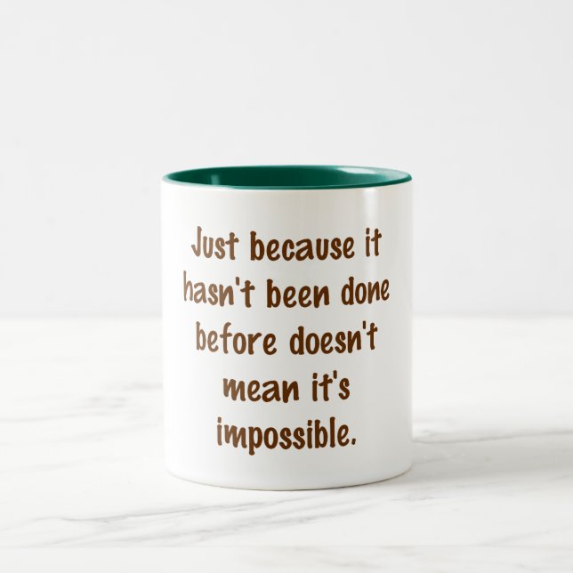 Tasse 2 Couleurs Pas impossible Musique (Centre)