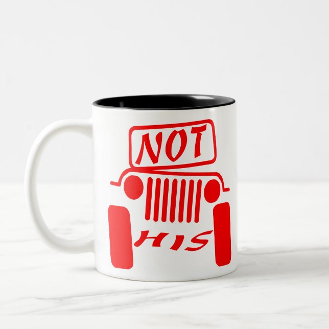 Tasse 2 Couleurs Pas ses 4x4 #USAPatriotGraphics © (Gauche)