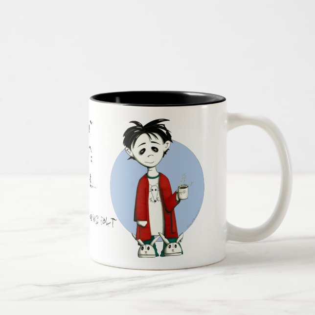 Tasse 2 Couleurs Pas tout à fait vivant… (Droit)