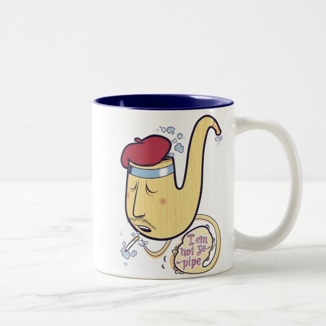 Tasse 2 Couleurs Pas tuyau de ze (Droit)