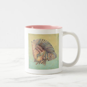 Tasse 2 Couleurs Pastel Large Conch Shell