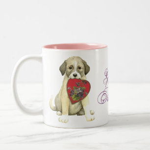Tasse 2 Couleurs Pasteur anatolien Chien Coeur de Chien Maman