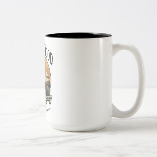 Tasse 2 Couleurs Paternité, l'héritage réel Vintage Fête des Pères 