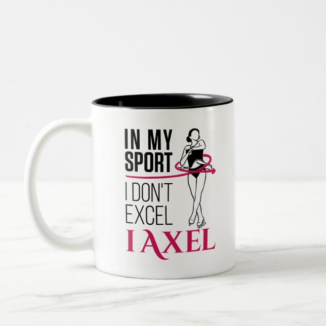 Tasse 2 Couleurs Patinage artistique Girls Axel Pun (Gauche)