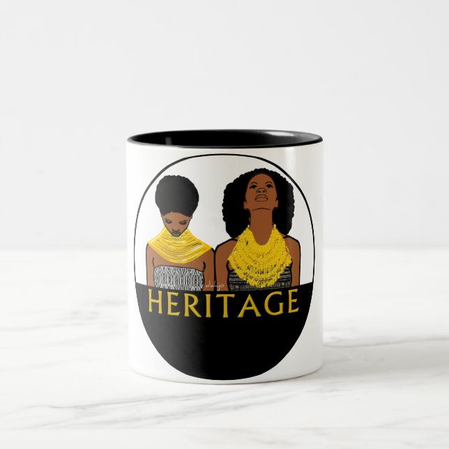 Tasse 2 Couleurs Patrimoine AFRICAIN (Centre)