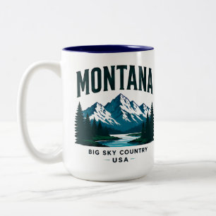Tasse 2 Couleurs Patrimoine montagnard du Montana