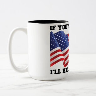 Tasse 2 Couleurs patriote américain