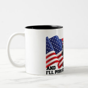 Tasse 2 Couleurs Patriote américain