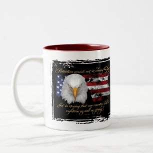 Tasse 2 Couleurs Patriotisme juste