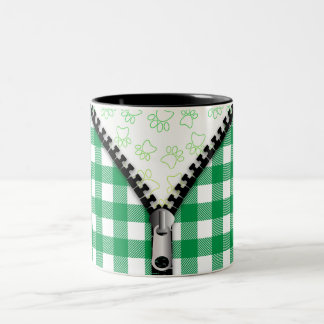 Tasse 2 Couleurs Patrouilles De Chien Plaid De Buffalo
