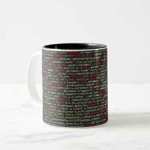 Tasse 2 Couleurs Patters de Developer