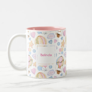 Tasse 2 Couleurs Patters de Whimsical Watercolor