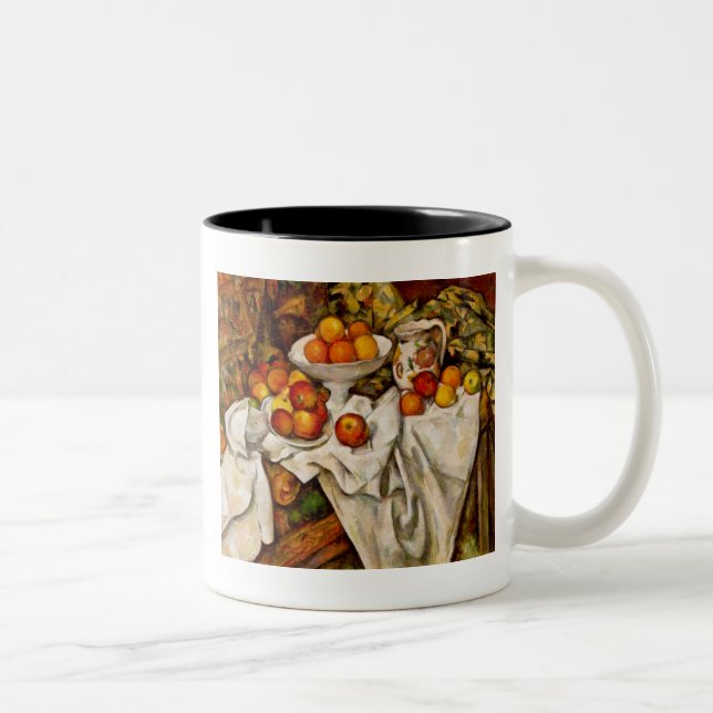 Tasse 2 Couleurs Paul Cezanne Pommes Oranges Impressionnisme (Droit)