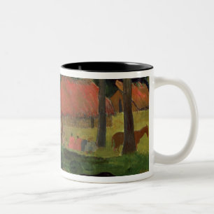 Tasse 2 Couleurs Paul Gauguin   les trois huttes, Tahiti, 1891-92
