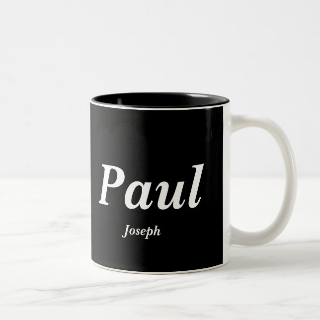 Tasse 2 Couleurs Paul, Joseph (Droit)