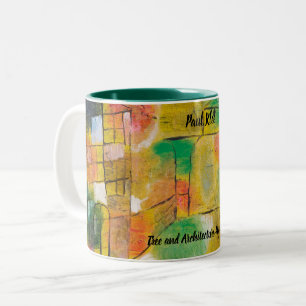 Tasse 2 Couleurs Paul Klee Arbre et rythmes architecturaux
