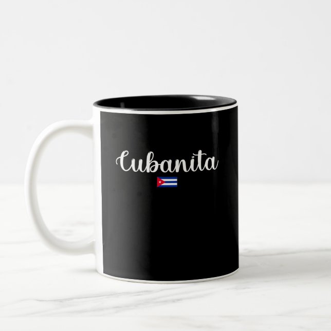 Tasse 2 Couleurs Pavillon Cubanita Cuba libre (Gauche)