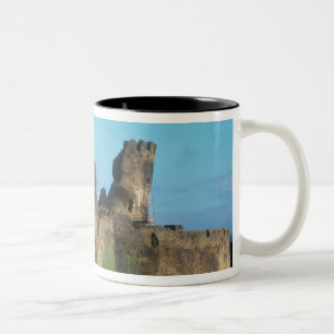 Tasse 2 Couleurs Pays de Galles - Château de Caerphilly, avec vue 