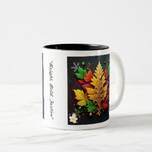 Tasse 2 Couleurs "Pays des merveilles d'hiver doré"