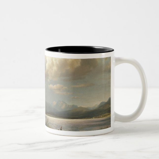 Tasse 2 Couleurs Paysage de Bavière, 1856 (Droit)