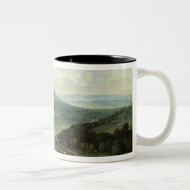 Tasse 2 Couleurs Paysage de rivière, 1697 (Droit)
