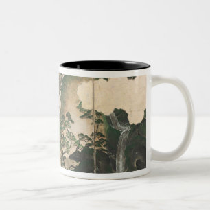 Tasse 2 Couleurs Paysage d'hiver de clair de lune