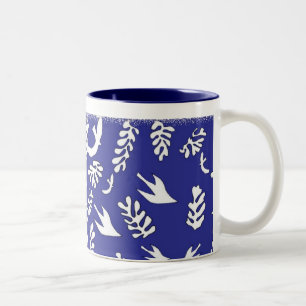 TASSE 2 COULEURS PAYSAGE MARIN BLEU