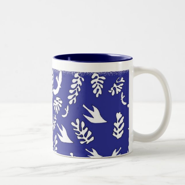 TASSE 2 COULEURS PAYSAGE MARIN BLEU (Droit)