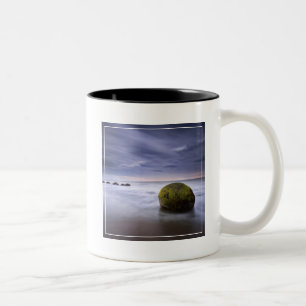 Tasse 2 Couleurs Paysage marin de lever de soleil de rochers de