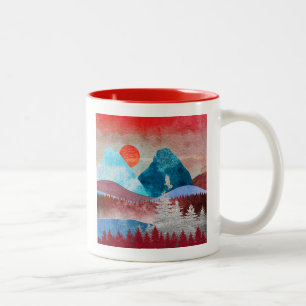 Tasse 2 Couleurs Paysage Silver Eagle