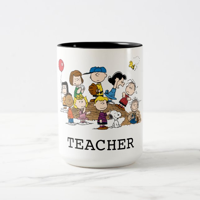 Tasse 2 Couleurs Peanuts | The Gang Teacher (Centre)