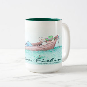 Tasse 2 Couleurs Pêche à l'ambition