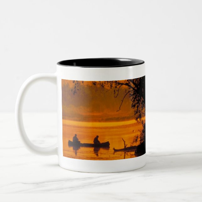 Tasse 2 Couleurs Pêcheurs dans un canoë (Gauche)