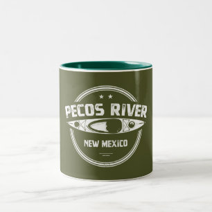 Tasse 2 Couleurs Pecos River Nouveau Mexique Kayak