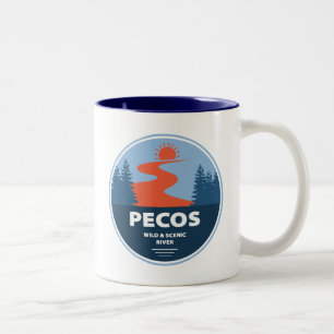 Tasse 2 Couleurs Pecos Wild Et Rivière Pittoresque Nouveau-Mexique