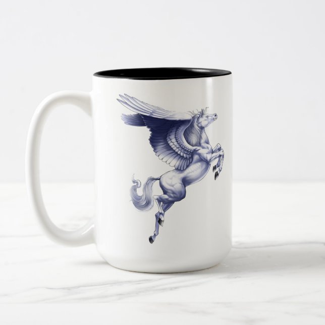Tasse 2 Couleurs Pégase mythique (Gauche)