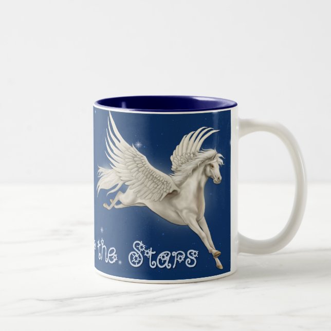Tasse 2 Couleurs Pegasus volant (Droit)
