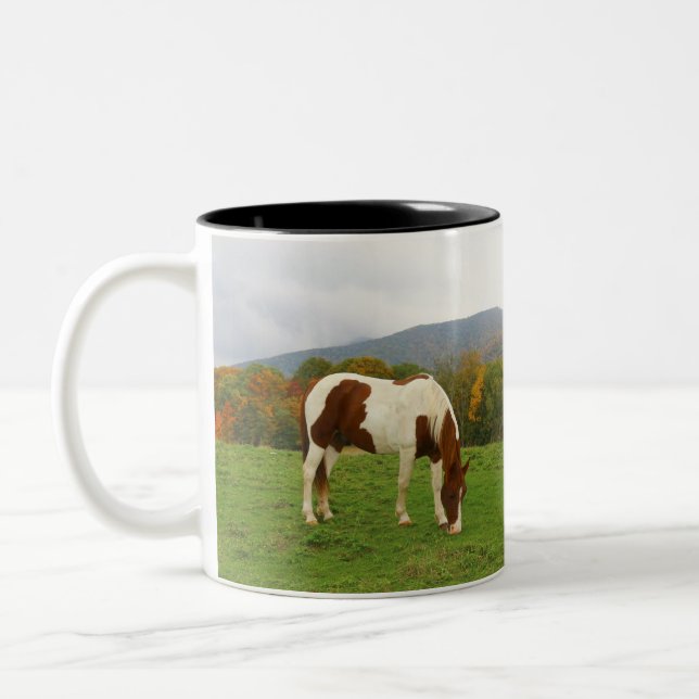 Tasse 2 Couleurs Peignez le cheval (Gauche)