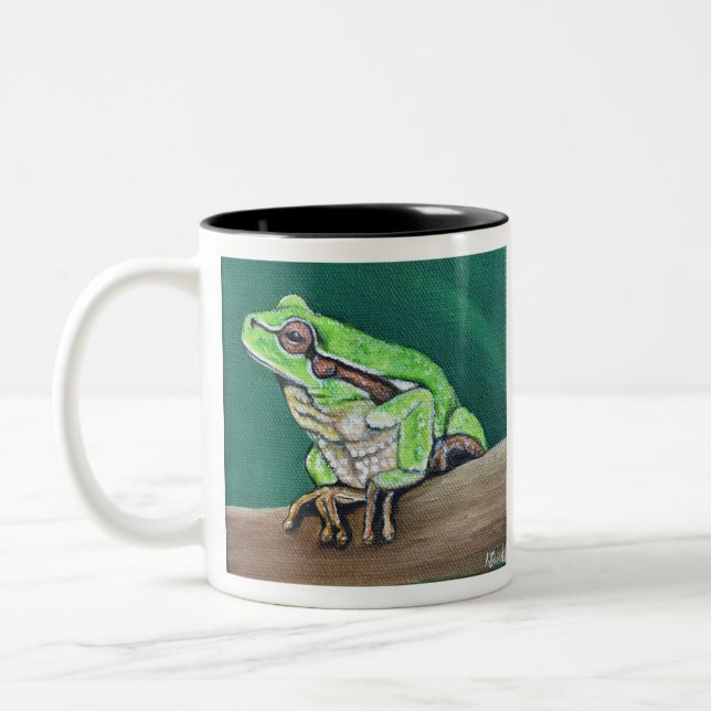 Tasse 2 Couleurs Peinture à la grenouille (Gauche)