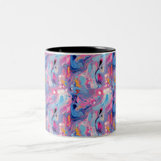 Tasse 2 Couleurs Peinture Abstraite 03