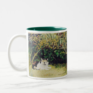Tasse 2 Couleurs Peinture de pantoufles