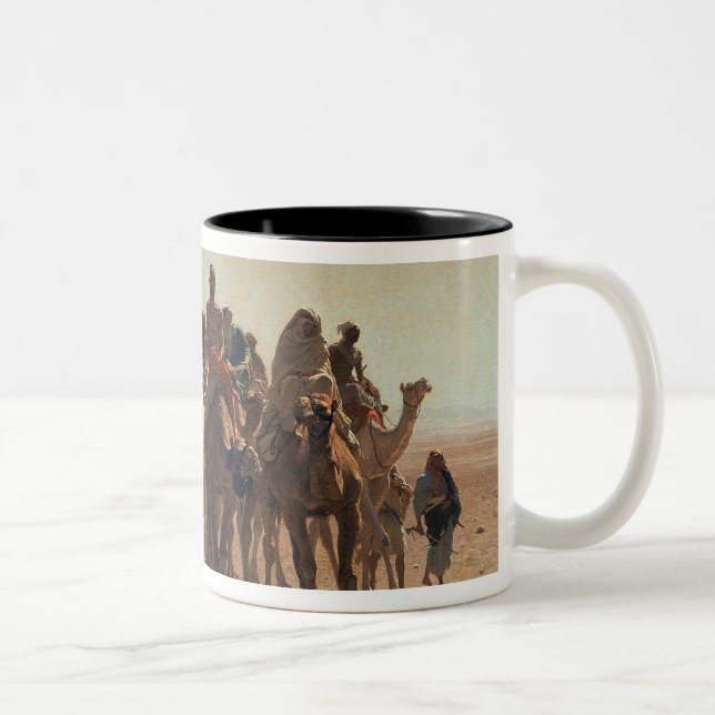 Tasse 2 Couleurs Pèlerins allant à Mecque, 1861 (Droit)
