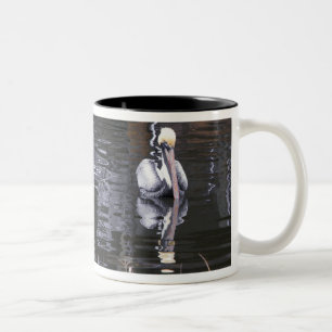Tasse 2 Couleurs Pélican se reflétant