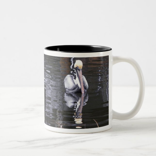 Tasse 2 Couleurs Pélican se reflétant (Droit)