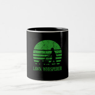 Tasse 2 Couleurs Pelouse Mower Pelouse Whisperer Gardener Cadeau