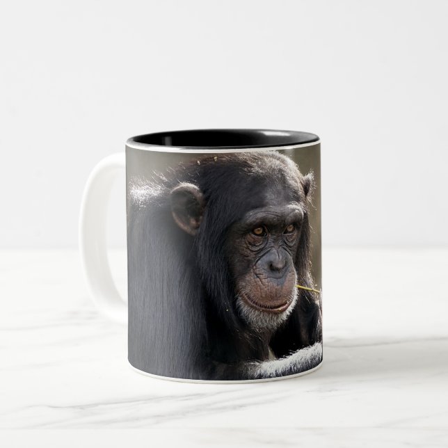 Tasse 2 Couleurs Pensez À Monkeying (Devant gauche)