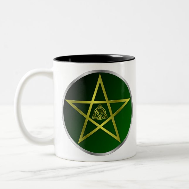 Tasse 2 Couleurs Pentacle or (Gauche)